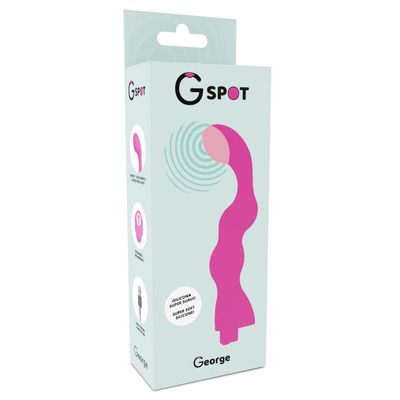 Vibrador punto G rosa chicle George 5