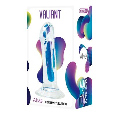 Dildo Jelly Valiant 16 cm transparente 2