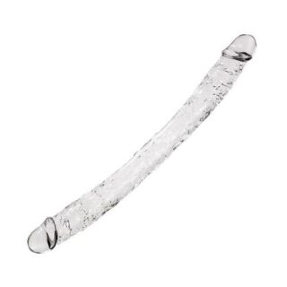 Dildo doble transparente Supreme 385 cm