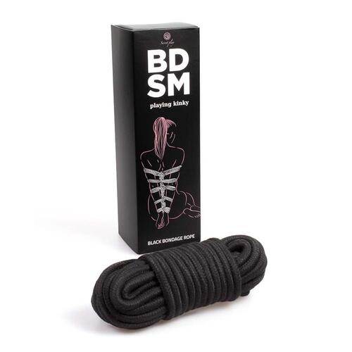 Cuerda para bondage de 10 metros negra