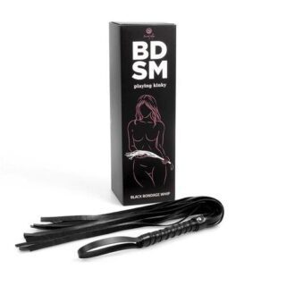 Latigo de 44 cm color negro Secret Play