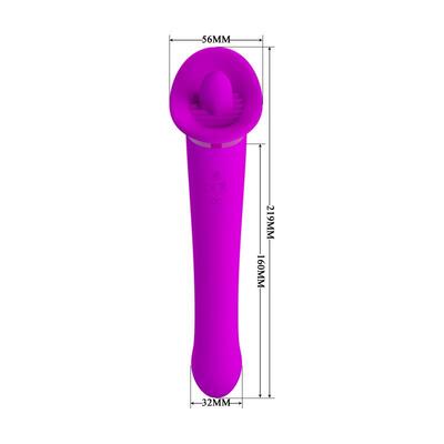 Vibrador con lengua estimuladora Faust 7