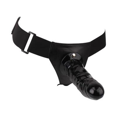 Arnes con dildo hueco Penis Extender 19cm 3