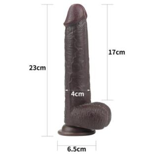 Dildo de doble capa Sliding 23 cm 2