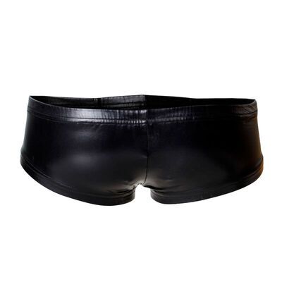 Booty shorts cuero negro Cut4Men 4
