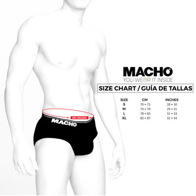 Slip Macho MX24RN rojo 3