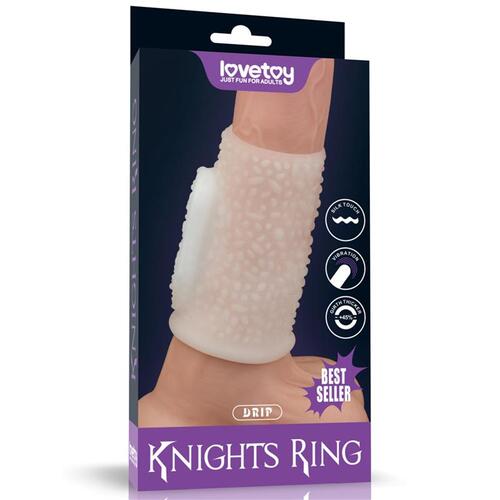 Funda para el pene con vibración Drip Knights