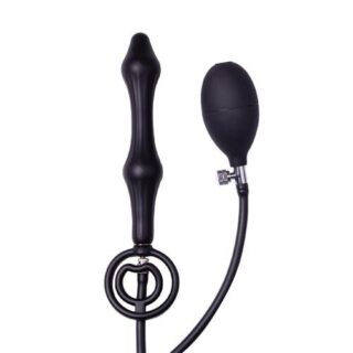 Plug anal inflable con doble bomba