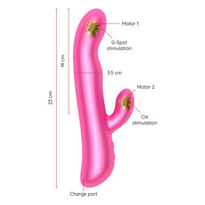 Vibrador con rotacion con APP Oninder 3