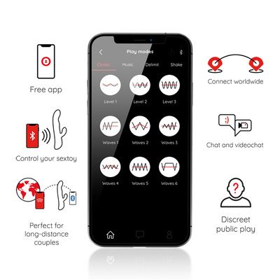 Vibrador con rotacion con APP Oninder 6