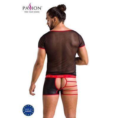 Conjunto Mark Passion 055 negro y rojo 2