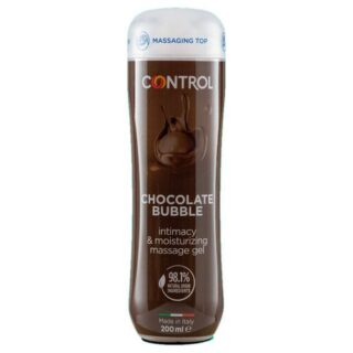 Gel lubricante de masaje 3 en 1 Chocolate Bubble