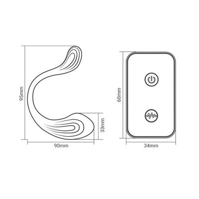 Huevo vibrador con control remoto Nami 5