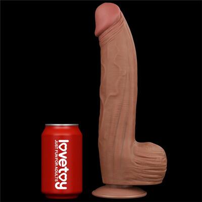 Dildo dual density piel deslizante 31 cm 5