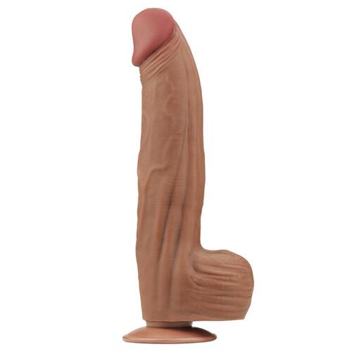 Dildo dual density piel deslizante 31 cm