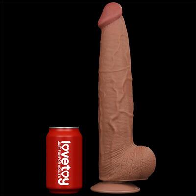 Dildo dual density piel deslizante 34 cm 5