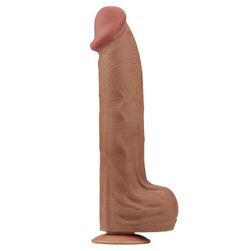 Dildo dual density piel deslizante 36 cm