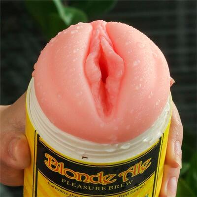 Lata masturbadora vagina Blond Ale 7