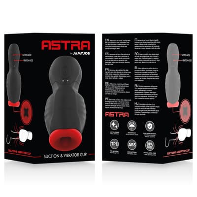 Masturbador Oral Extrem con vibración y succión Astra 5