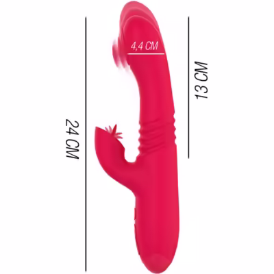 Vibrador con Thrusting y pulsación Dua 2