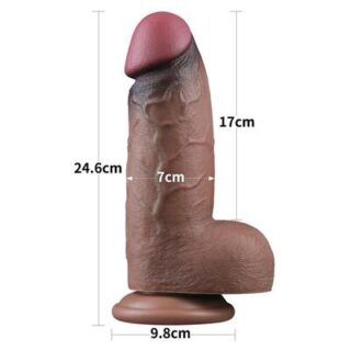 Dildo de silicona de doble capa XXL 3 3