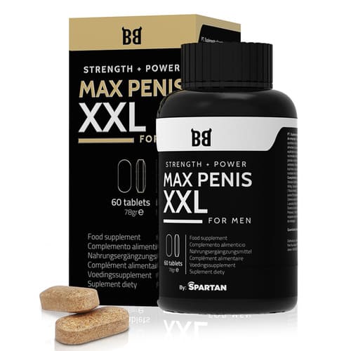 Bote de 60 cápsulas Max Penis XXL aumento de pene