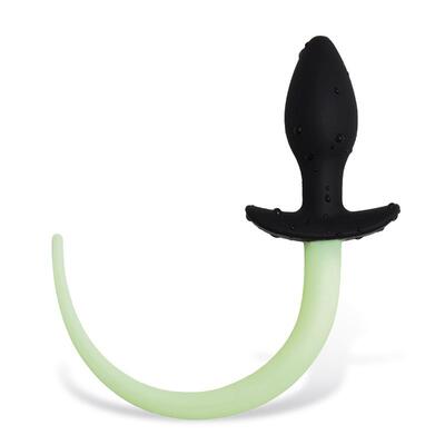 Plug anal con cola que brilla en la oscuridad 3
