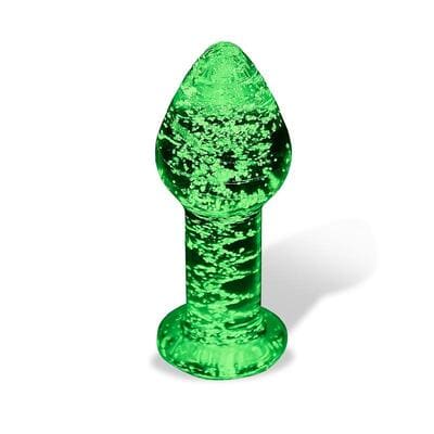 Plug anal de cristal que brilla en la oscuridad 3