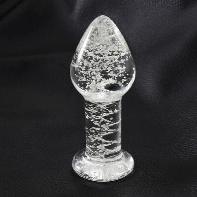 Plug anal de cristal que brilla en la oscuridad 4