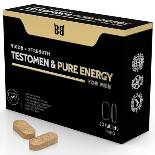 Potenciador para hombre 20 cápsulas Testomen & Pure Energy