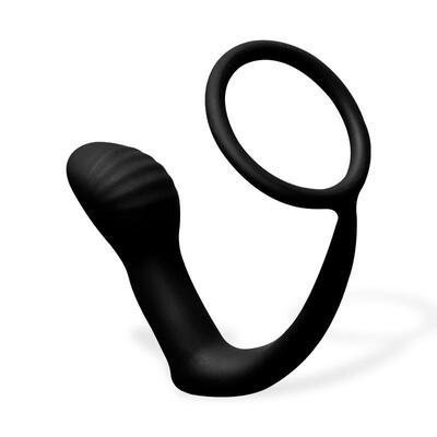 Plug anal con vibración y anillo para el pene Carnelian 2