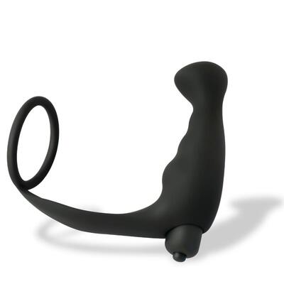 Plug anal con vibración y anillo para el pene Luterp 2