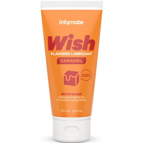 Lubricante aromatizado Wish caramelo 100 ml