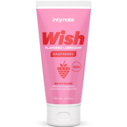 Lubricante aromatizado Wish frambuesa 100 ml