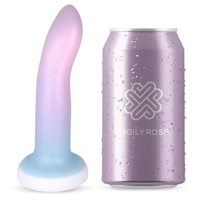 Dildo con ventosa color degradado 13,6 cm 6