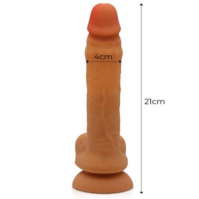 Dildo realista con vibración y bolas Up & Down 4