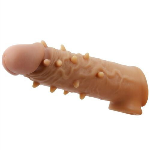 Funda para el pene extensora y estimuladora