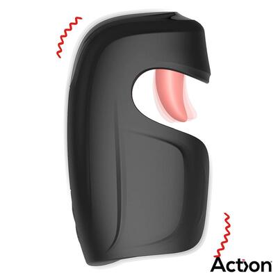 Masturbador con lengua pulsación y vibración Kubex 5