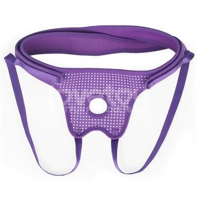 Arnés Easy Strap On Harness Polka Dots púrpura 2