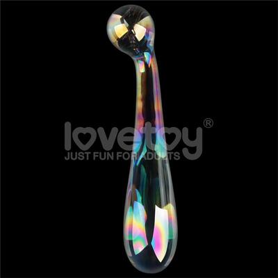 Dildo de cristal que brilla en la oscuridad Twilight Gleam Alluring Arc 2