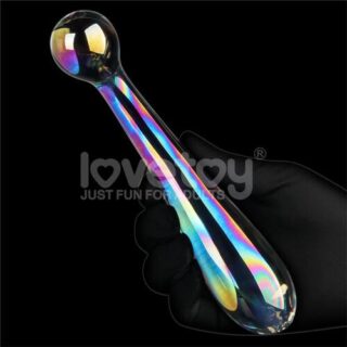 Dildo de cristal que brilla en la oscuridad Twilight Gleam Alluring Arc