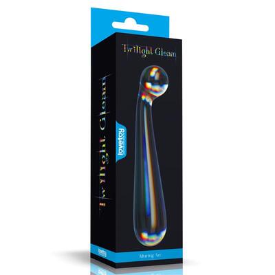 Dildo de cristal que brilla en la oscuridad Twilight Gleam Alluring Arc 5