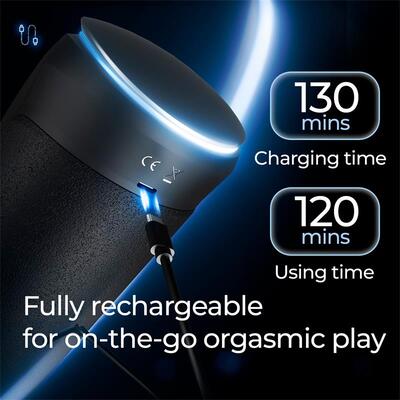Masturbador masculino con Thrusting vibración y calor Conor 11
