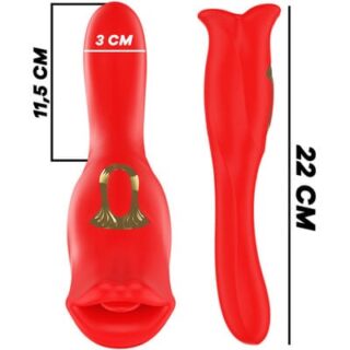 Masturbador triple placer Siena besa lame vibra 2