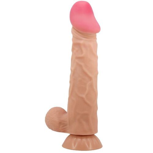 Dildo realístico con ventosa piel deslizante 24 cm