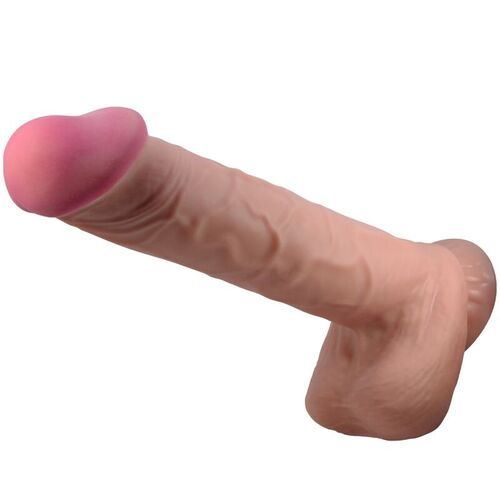 Dildo realístico con ventosa piel deslizante 26 cm