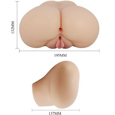 Masturbador vagina y ano realísticos con vibración Luna 4