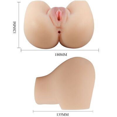 Masturbador vagina y ano realísticos con vibración Mila 5