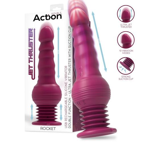 Vibrador Rocket con Thrusting