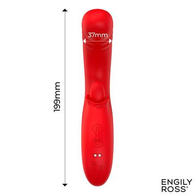 Vibrador con Thrusting y lengua oscilante 360º Drako 5
